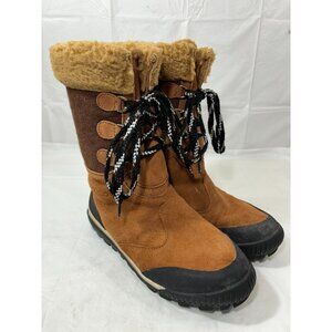 BooRoo Brown Suede Winter Snow Boot Size 9